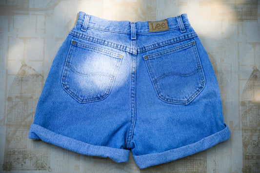 Vintage Lee Denim Cuffed Shorts