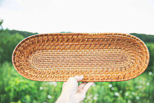 Wicker Baguette Bread Basket