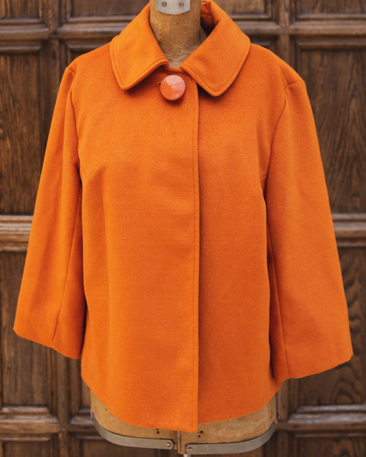 Orange Cape Jacket