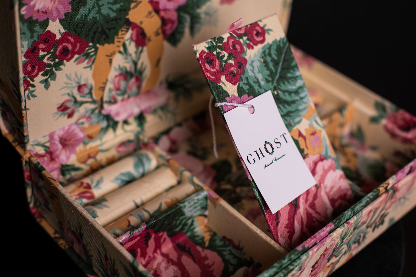 Floral Fabric Jewelry Box